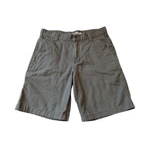 Carhartt Rugged Flex Rigby Shorts Men 34 Tarmac Green Canvas Relaxed Fit Work
